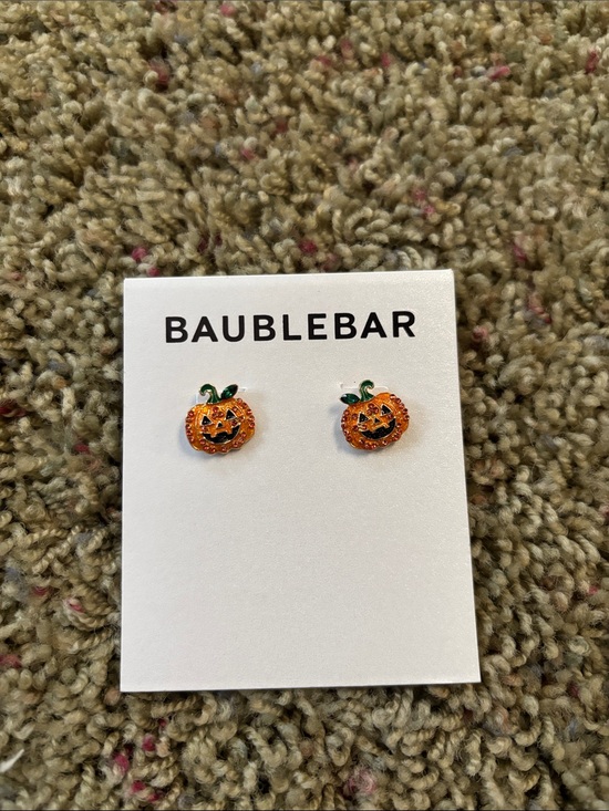 BaubleBar Jewelry - Baublebar Jack-O'-Lantern Pumpkin Stud Earrings